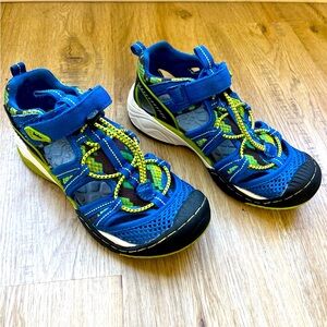 Jambu Blue Green Sandal Water Shoes Size 2 Great Condition Boys Girls Unisex